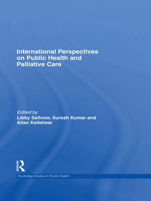 cover image of International Perspectives on Public Health and Palliative Care